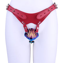 Load image into Gallery viewer, Metal Shell Shaped Chastity Belt Invisible - 1