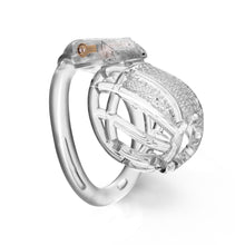 Load image into Gallery viewer, Mini Honeycomb Chastity Device With 4 Ring