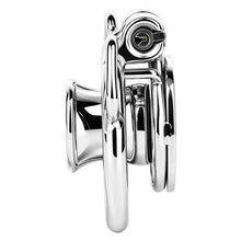 Afbeelding in Gallery-weergave laden, Mirror Polish Flat and Inverted Chastity Cage – Inverted Short (36 mm) side profile without belt