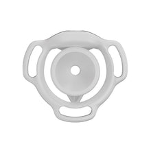 Load image into Gallery viewer, White Moon Drop flat chastity cage rear view