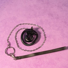 Load image into Gallery viewer, Negative Chastity Cage With Traction Chain 5