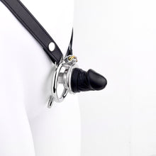Load image into Gallery viewer, Negative Chastity Cage & Detachable Dildo and  Urethral