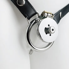 Load image into Gallery viewer, Negative Chastity Cage & Detachable Dildo and  Urethral