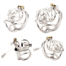 Load image into Gallery viewer, New Balls Chastity Cage With Balls Ring