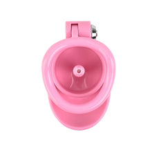 Afbeelding in Gallery-weergave laden, One-click Pink Pussy Chastity Cage 7