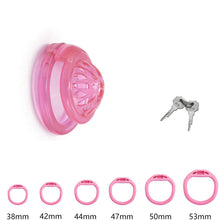 Lade das Bild in den Galerie-Viewer, Pink Generation 2 openwork cage with six base rings