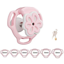 Afbeelding in Gallery-weergave laden, Petal-Front Resin Negative Chastity Cage with Screw Adjustment