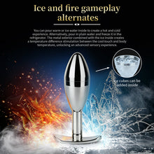 Lade das Bild in den Galerie-Viewer, Pink Diamond Secret-Compartment Stainless Steel Anal Plug