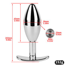 Lade das Bild in den Galerie-Viewer, Pink Diamond Secret-Compartment Stainless Steel Anal Plug