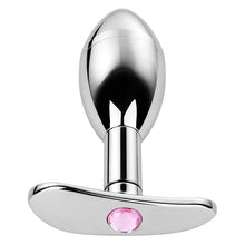 Lade das Bild in den Galerie-Viewer, Pink Diamond Secret-Compartment Stainless Steel Anal Plug