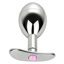 Lade das Bild in den Galerie-Viewer, Pink Diamond Secret-Compartment Stainless Steel Anal Plug