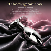 Lade das Bild in den Galerie-Viewer, Pink Diamond Secret-Compartment Stainless Steel Anal Plug