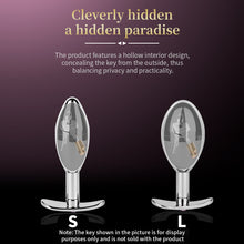 Lade das Bild in den Galerie-Viewer, Pink Diamond Secret-Compartment Stainless Steel Anal Plug