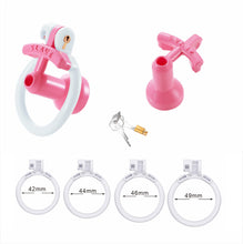 Load image into Gallery viewer, Pink and white negative urethral cage standard package