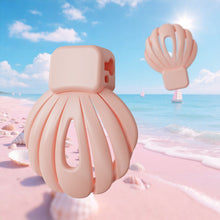 Load image into Gallery viewer, Pink Shell Chastity Cage 5