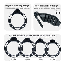 Load image into Gallery viewer, Bionic-Texture ABS Chastity Cage with Four Rings