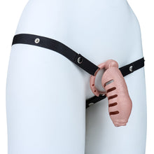 Load image into Gallery viewer, Bionic-Texture ABS Chastity Cage with Four Rings