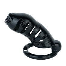 Load image into Gallery viewer, Bionic-Texture ABS Chastity Cage with Four Rings