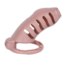Load image into Gallery viewer, Bionic-Texture ABS Chastity Cage with Four Rings