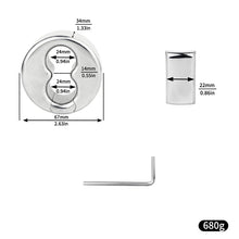 Load image into Gallery viewer, Premium Weighted Ball Stretcher Ring