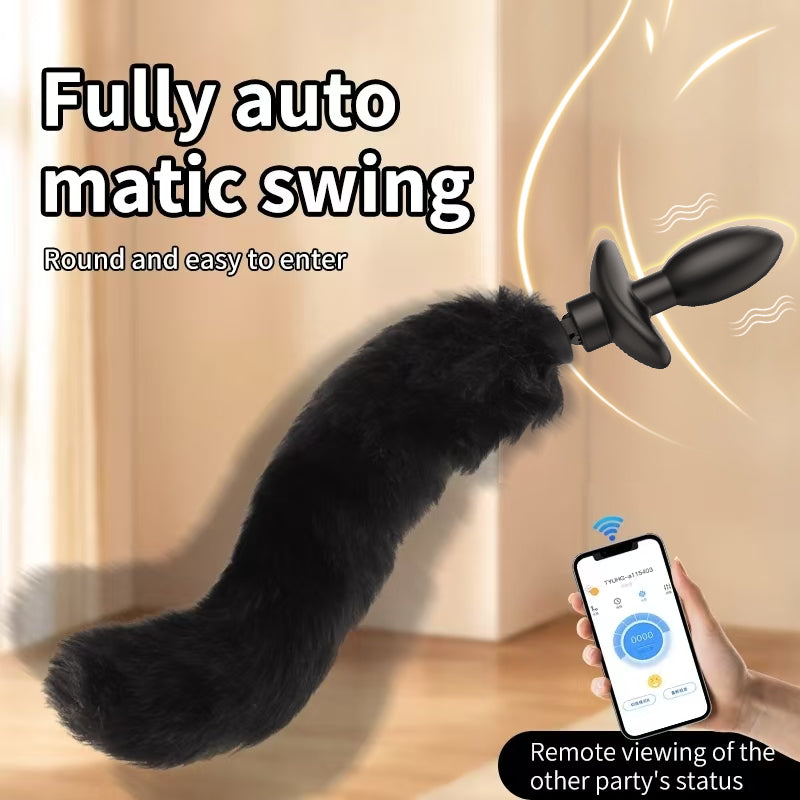 Shake Tail Shock Butt Plug Remotely – chastity-devices