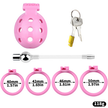 Load image into Gallery viewer, Resin Breathable Male Chastity Cage -6