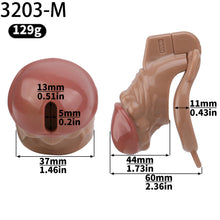 Load image into Gallery viewer, Realistic Penis Resin Chastity Cage