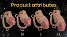 Load image into Gallery viewer, Realistic Penis Resin Chastity Cage