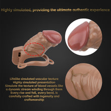 Load image into Gallery viewer, Realistic Penis Resin Chastity Cage