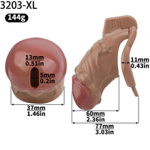 Load image into Gallery viewer, Realistic Penis Resin Chastity Cage