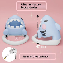 Afbeelding in Gallery-weergave laden, Shark Men's Chastity Cage -4