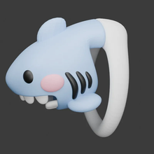 Afbeelding in Gallery-weergave laden, Shark Men's Chastity Cage -6