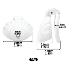 Load image into Gallery viewer, Scallop Goddess Chastity Cage