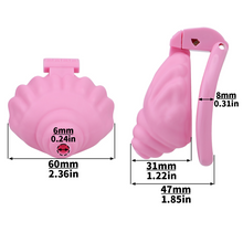 Load image into Gallery viewer, Scallop Goddess Chastity Cage