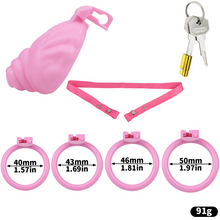Load image into Gallery viewer, Scallop Goddess Chastity Cage