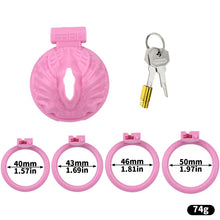 Afbeelding in Gallery-weergave laden, Sissy Pussy Chastity Cage -size pink