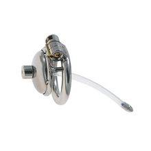 Lade das Bild in den Galerie-Viewer, Small Chastity Cage With Catheter