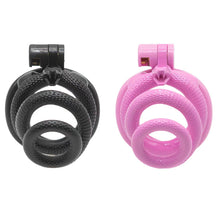 Afbeelding in Gallery-weergave laden, Coiled Snake Resin Chastity Cage
