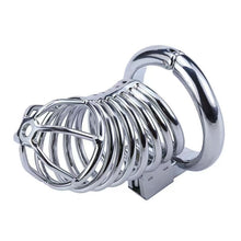 Load image into Gallery viewer, Snake Shaped Metal Cock Cage 2