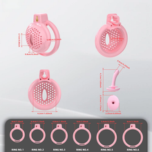 Load image into Gallery viewer, Flat Soft Chastity Cage with 6 Rings - 2