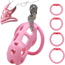 Load image into Gallery viewer, Soft Pink Chastity Device with Invisible Lock