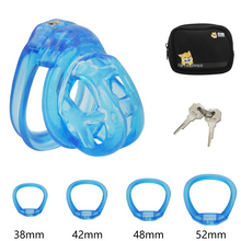 Lade das Bild in den Galerie-Viewer, Soft Rubber Cobra Chastity Cage