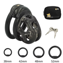 Lade das Bild in den Galerie-Viewer, Soft Rubber Cobra Chastity Cage