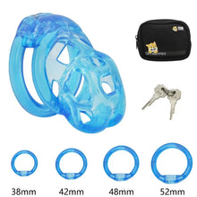 Lade das Bild in den Galerie-Viewer, Soft Rubber Cobra Chastity Cage