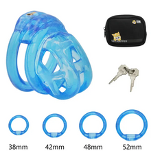 Lade das Bild in den Galerie-Viewer, Soft Rubber Cobra Chastity Cage