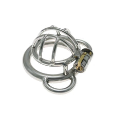 Afbeelding in Gallery-weergave laden, Split Small Steel Chastity Cage 7