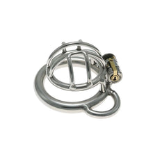Afbeelding in Gallery-weergave laden, Split Small Steel Chastity Cage 2