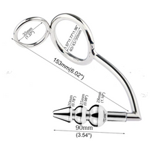 Lade das Bild in den Galerie-Viewer, Stainless Steel Anal Hook With Rooster Ring