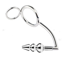 Lade das Bild in den Galerie-Viewer, Stainless Steel Anal Hook With Rooster Ring
