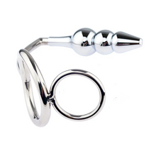 Lade das Bild in den Galerie-Viewer, Stainless Steel Anal Hook With Rooster Ring